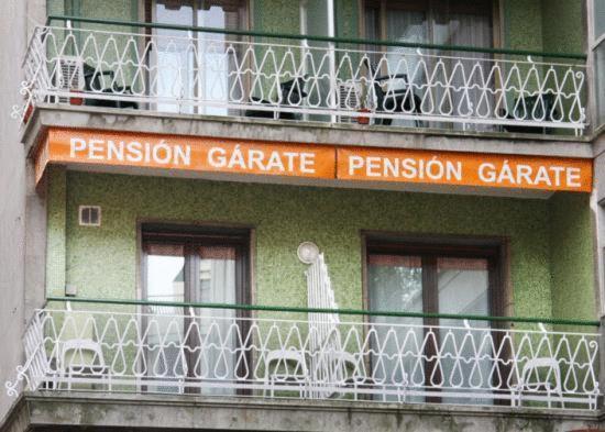 Pensión Gárate San Sebastián Exterior foto